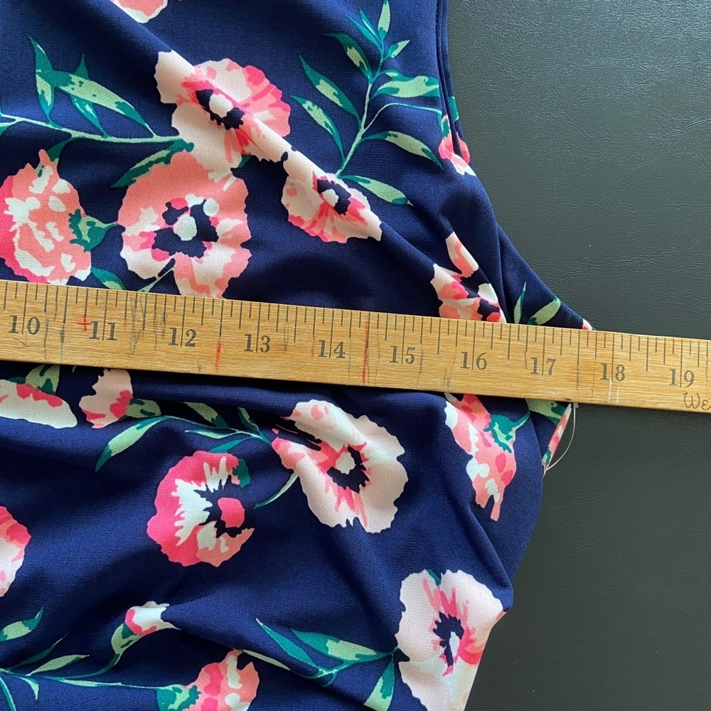 JH Sleeveless Floral Dress Size 12 - Picture 7 of 7